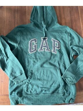 GAP Teal Pullover Hoodie with Logo L